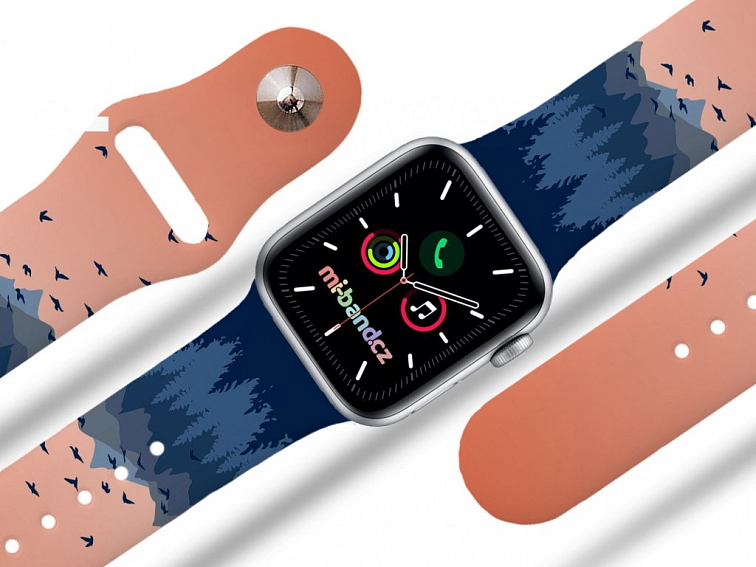 Apple watch řemínek Západ slunce na horách