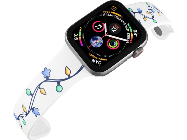 Apple watch řemínek Vánoční světýlka
