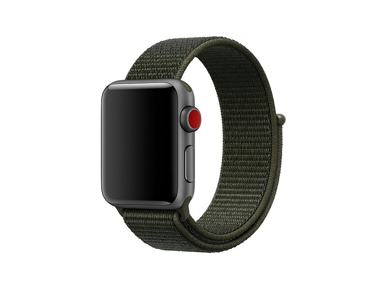 Nylonový řemínek na Apple Watch - Khaki