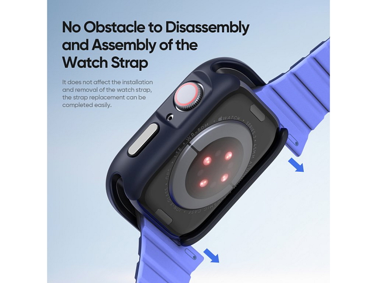 Ochranný kryt na Apple Watch 45mm - DuxDucis, Bamo Midnight/Blue
