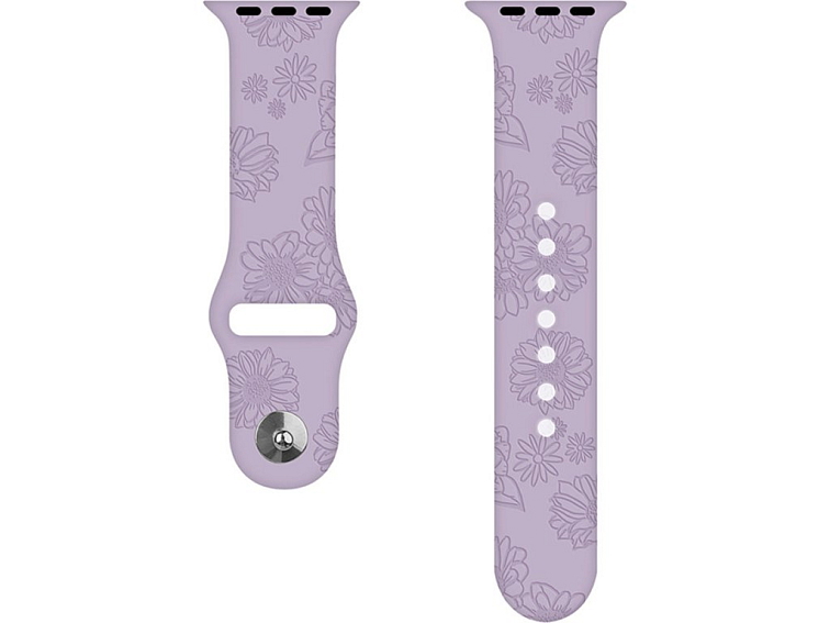 Letní řemínek pro Apple Watch - Fialová slunečnice