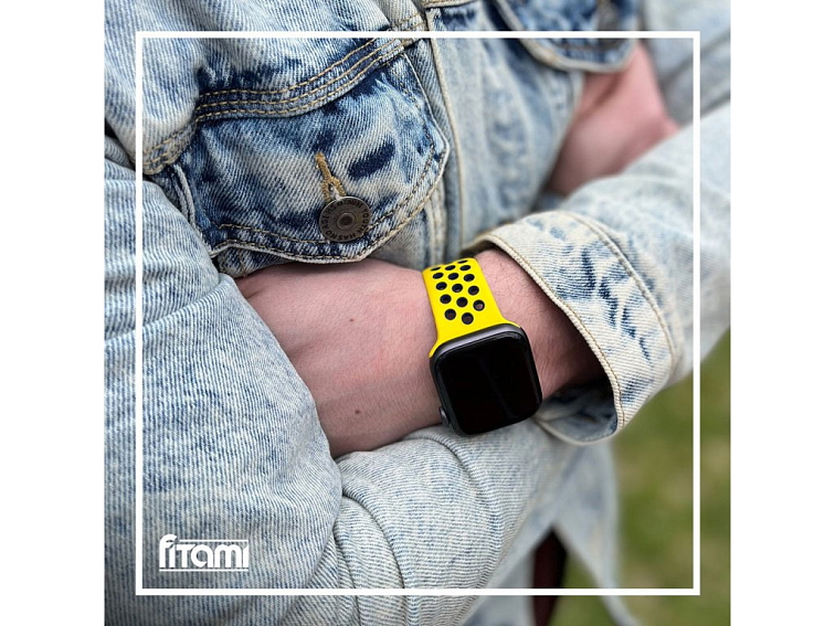 Sportovní řemínek na Apple Watch - Žlutý