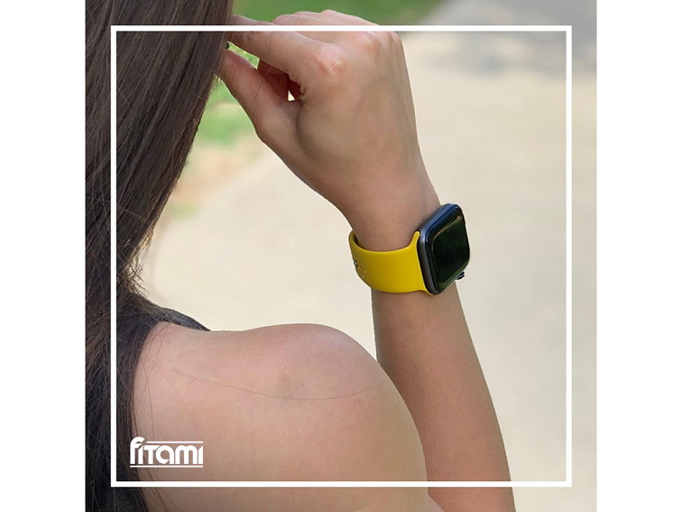 Jednobarevný řemínek pro Apple Watch - Žlutý