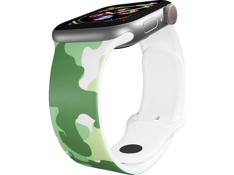 Apple watch řemínek Maskáč zelený