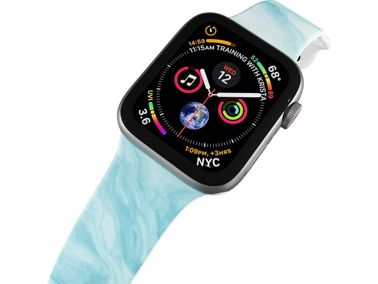 Apple watch řemínek Modrý mramor