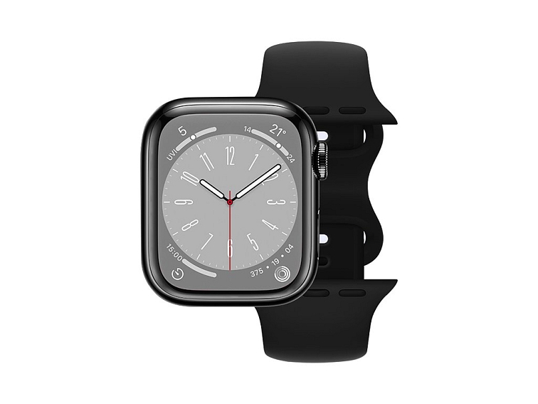 Řemínek pro Apple Watch 44mm / 45mm / 46mm / 49mm - Hoco, WA15 Flexible Black