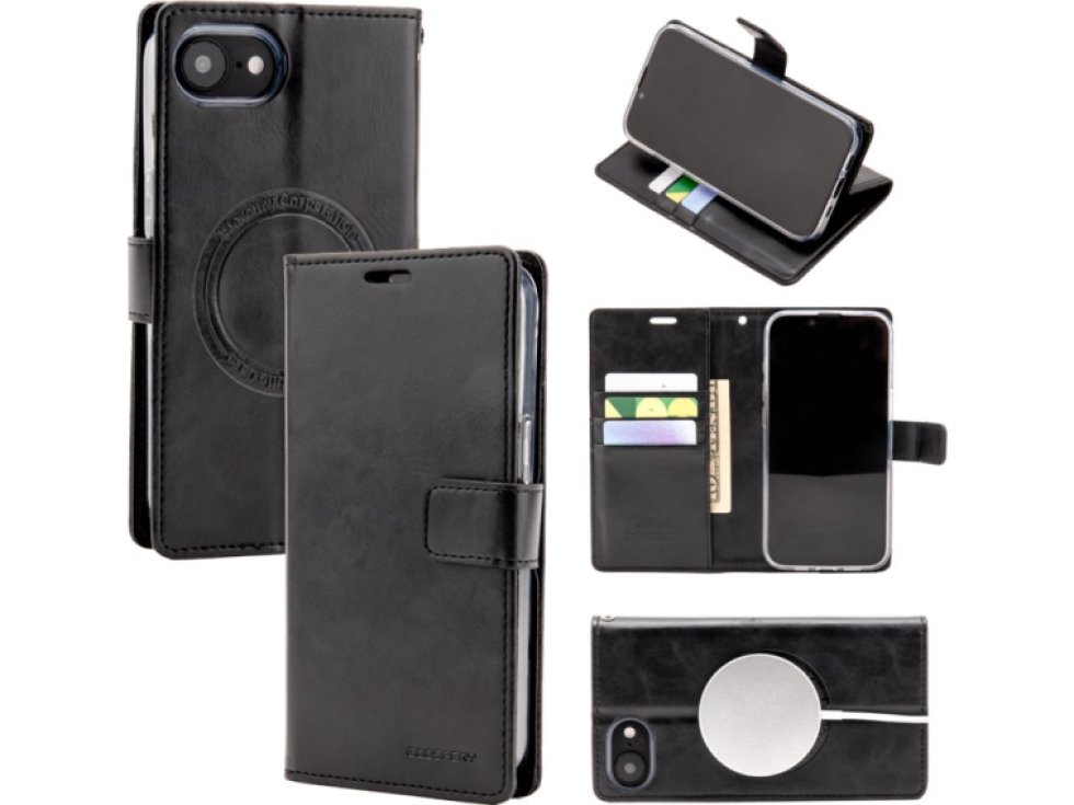 Ochranné pouzdro na iPhone 16e - Mercury, Bluemoon MagSafe Black