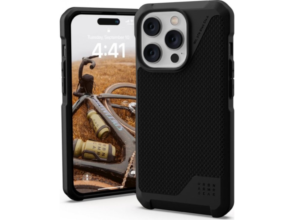 Ochranný kryt pro iPhone 14 Pro - UAG, Metropolis LT MagSafe Kevlar Black