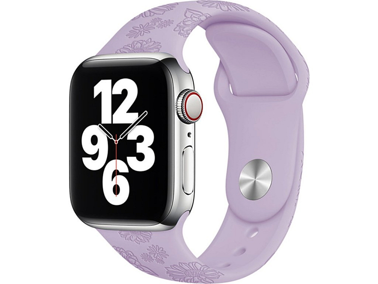 Letní řemínek pro Apple Watch - Fialová slunečnice
