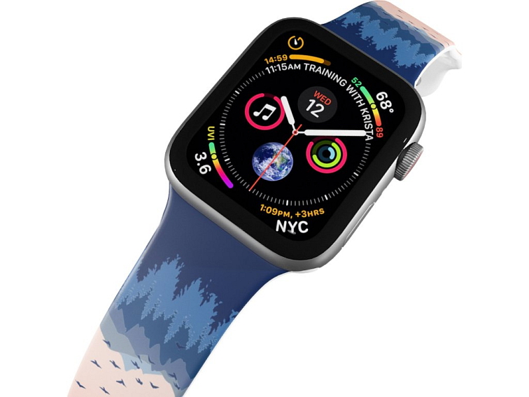 Apple watch řemínek Západ slunce na horách