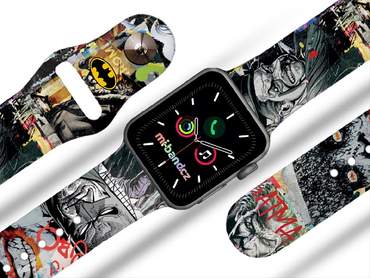 Apple watch řemínek Batman 31 - Batman, Joker a Penguin
