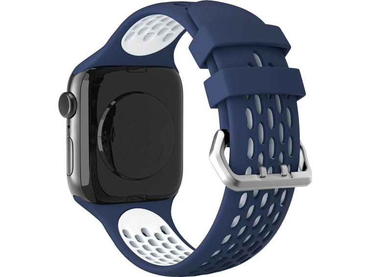 Perforovaný řemínek s dvojitým zapínáním pro Apple Watch 42/44/45/46/49mm