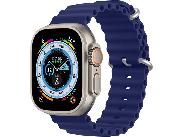 Řemínek pro Apple Watch 38mm / 40mm / 41mm / 42mm - DuxDucis, OceanWave Blue