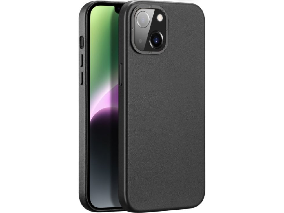 Ochranný kryt na iPhone 14 - DuxDucis, Grit with MagSafe Black