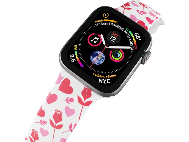 Apple watch řemínek Srdce a růže