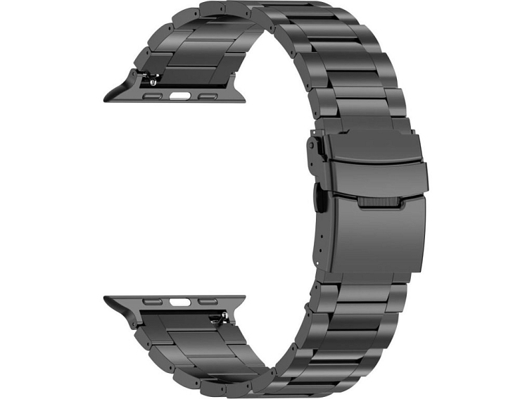 Řemínek na Apple Watch 44mm / 45mm / 46mm / 49mm - Tech-Protect, Stainless Pro Black