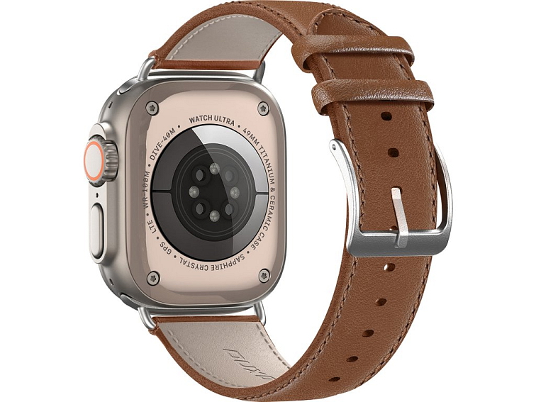 Řemínek pro Apple Watch 44mm / 45mm / 46mm / 49mm - DuxDucis, YS Brown