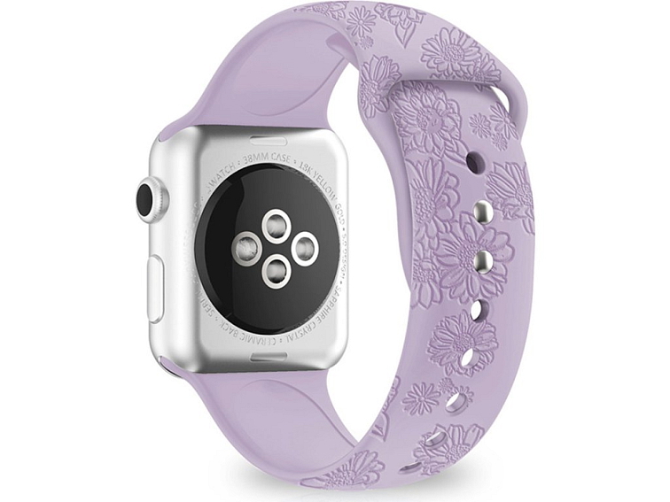 Letní řemínek pro Apple Watch - Fialová slunečnice