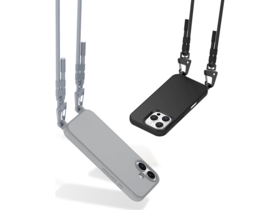 Kryt se šňůrkou na iPhone 16 Pro MAX - Tech-Protect, Magnecklace MagSafe Black