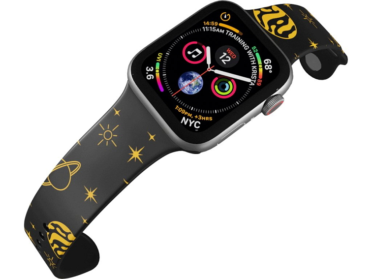 Apple watch řemínek Žluté planetky