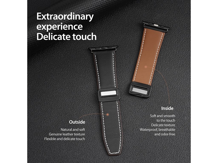 Řemínek na Apple Watch 44mm / 45mm / 46mm / 49mm - DuxDucis, YA Black