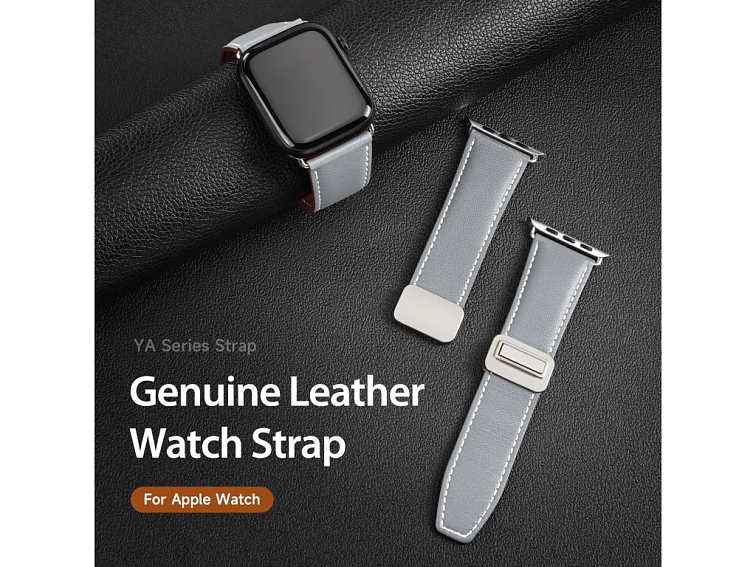 Řemínek na Apple Watch 38mm / 40mm / 41mm / 42mm - DuxDucis, YA Gray