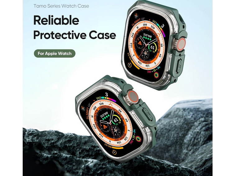 Ochranný kryt na Apple Watch 49mm - DuxDucis, Tamo Green