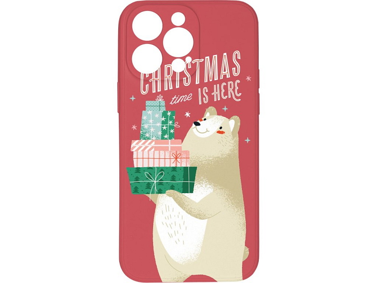 Kryt Vánoce jsou tady červený pro iPhone 15 Pro Max