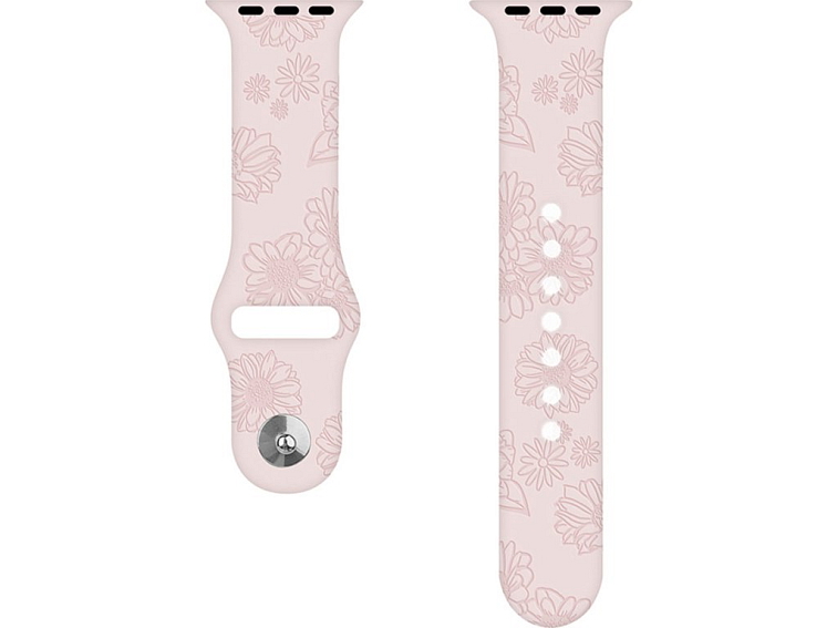 Letní řemínek pro Apple Watch - Růžová slunečnice