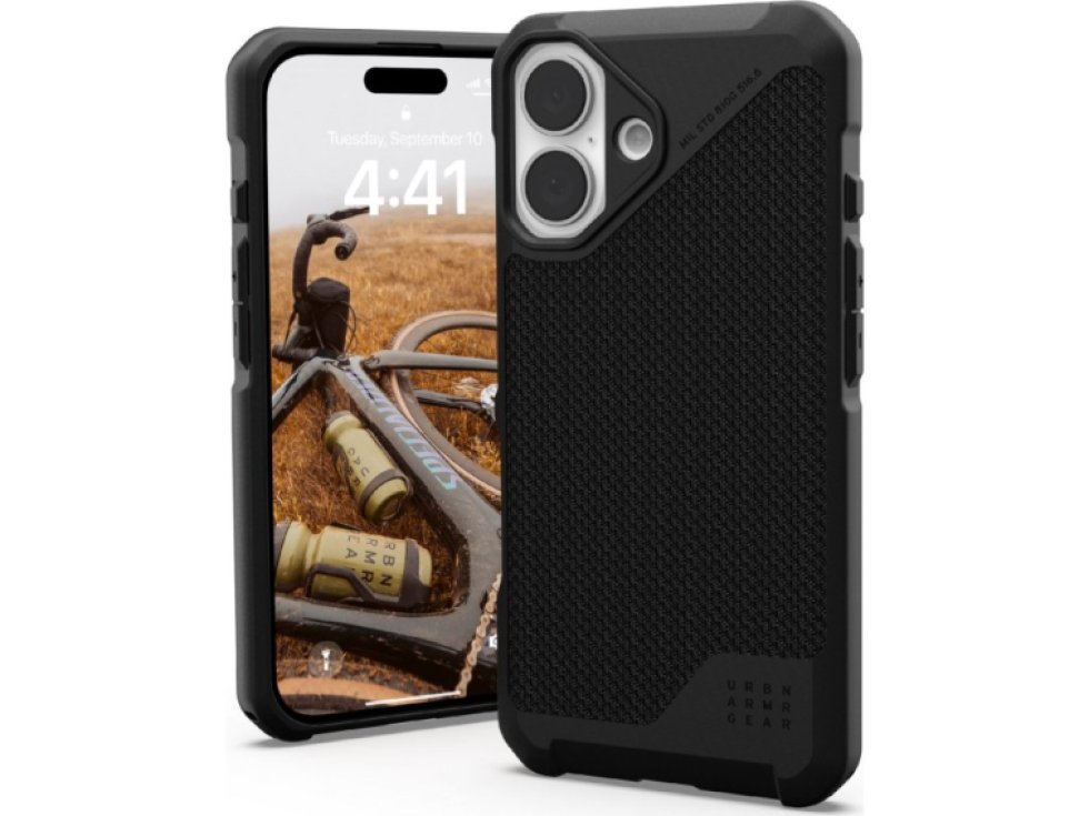 Ochranný kryt na iPhone 16 - UAG, Metropolis LT MagSafe Kevlar Black