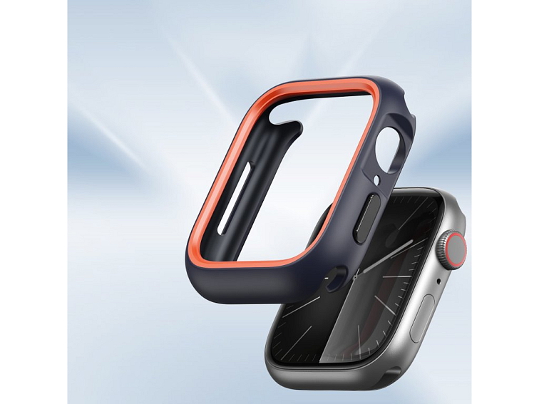 Ochranný kryt na Apple Watch 42mm - DuxDucis, Bamo Midnight/Orange