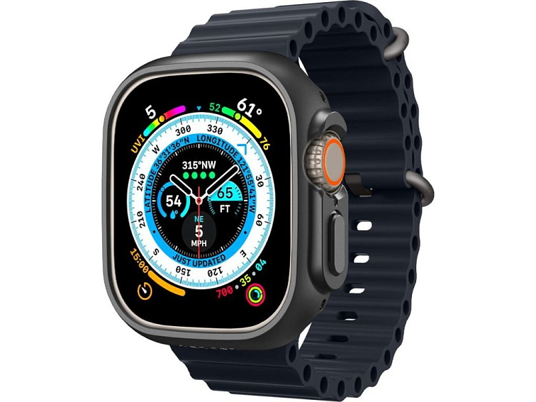 Pouzdro / kryt pro Apple Watch 49mm - Spigen, Thin Fit Black