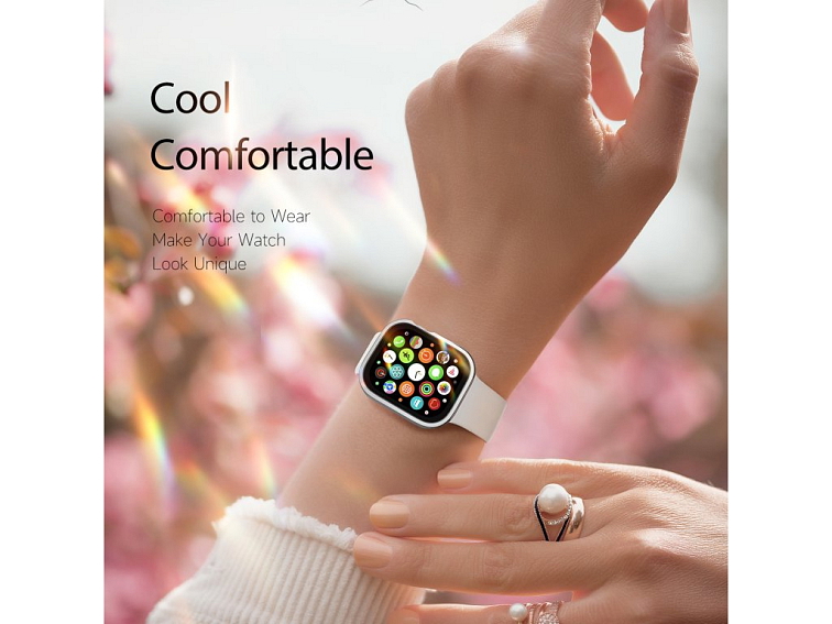 Ochranný kryt pro Apple Watch 41mm - DuxDucis, Hamo Silver