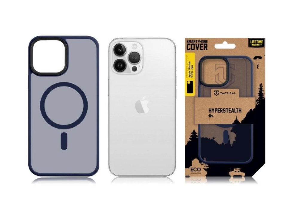 Ochranný kryt pro iPhone 13 Pro MAX - Tactical, MagForce Hyperstealth Deep Blue