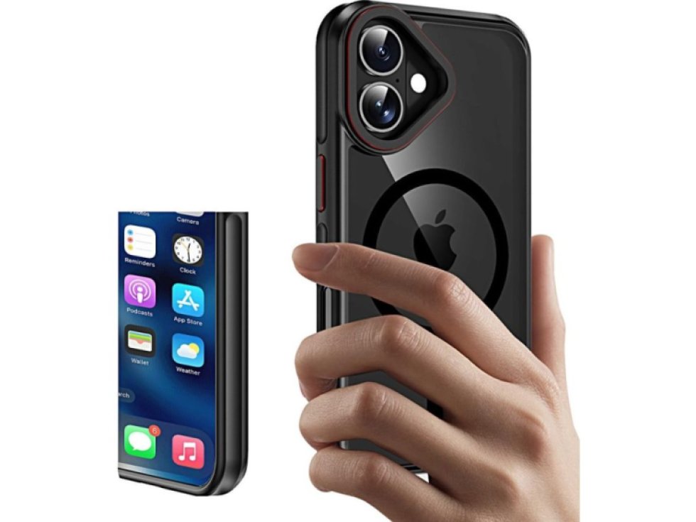 Ochranný kryt na iPhone 16 - Tech-Protect, Maghybrid MagSafe Black