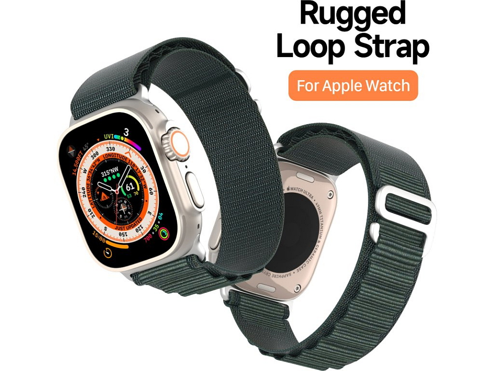 Řemínek pro Apple Watch 44mm / 45mm / 46mm / 49mm - DuxDucis, GS Green