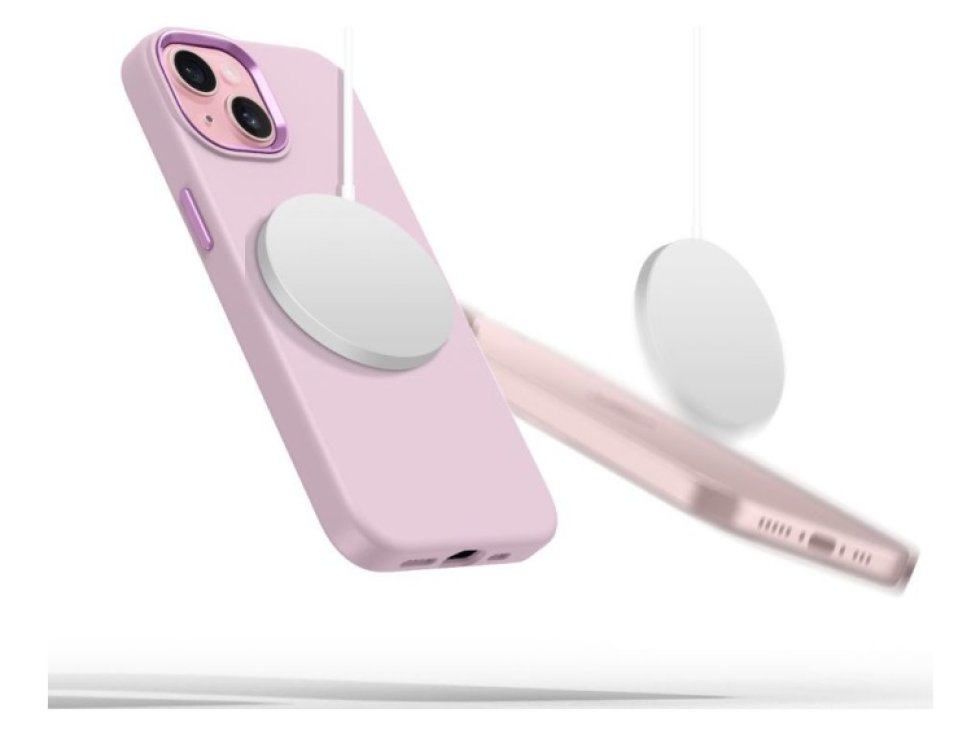 Ochranný kryt na iPhone 15 - Tech-Protect, Pure MagSafe Pink Pearl