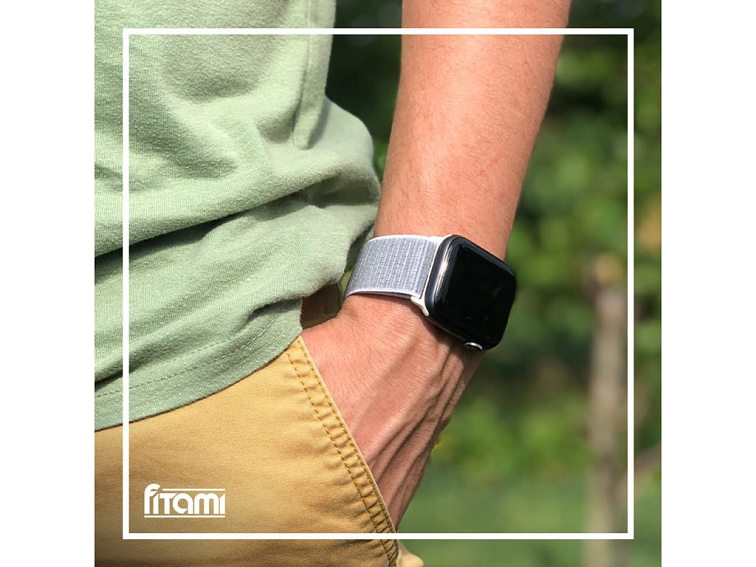 Nylonový řemínek na Apple Watch - Pearl