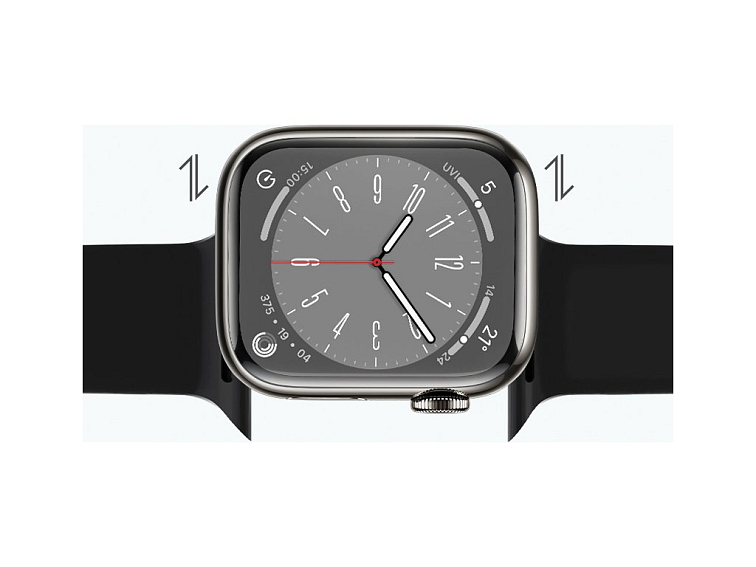 Řemínek pro Apple Watch 44mm / 45mm / 46mm / 49mm - Hoco, WA15 Flexible Black
