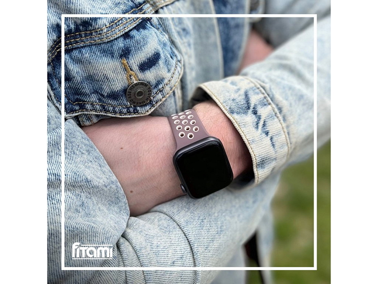 Sportovní řemínek na Apple Watch - Smokey mauve