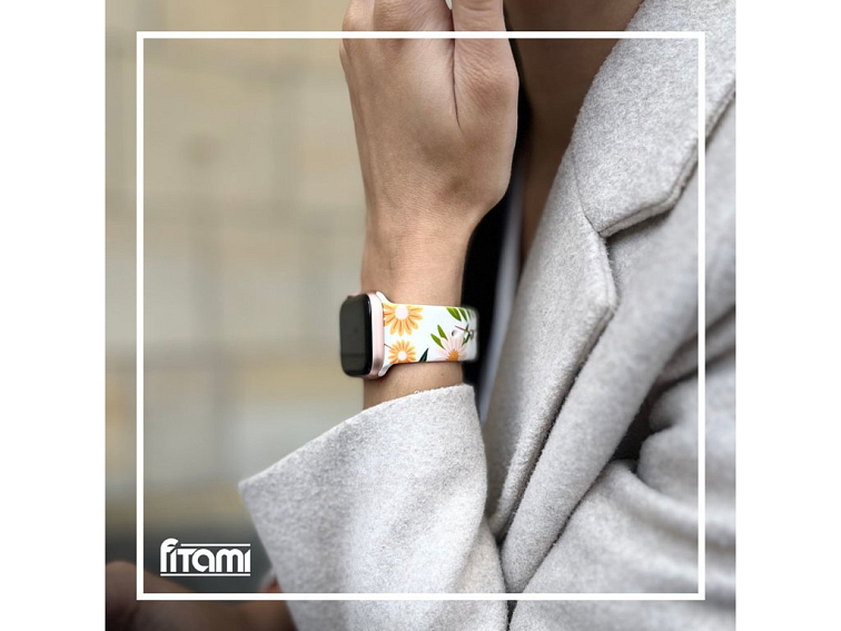 Řemínek s potiskem pro Apple Watch - Kapradí