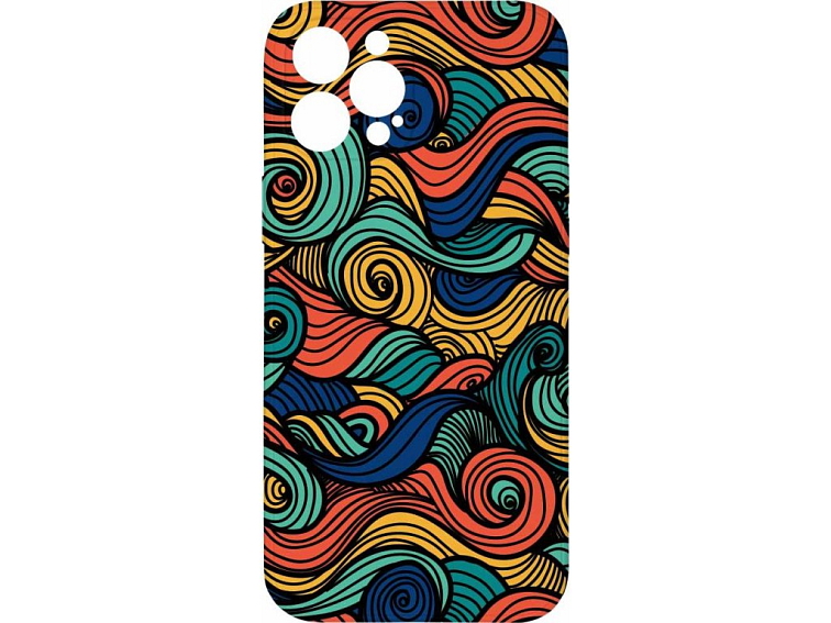 Kryt Barevné vlny pro iPhone 12 Pro Max
