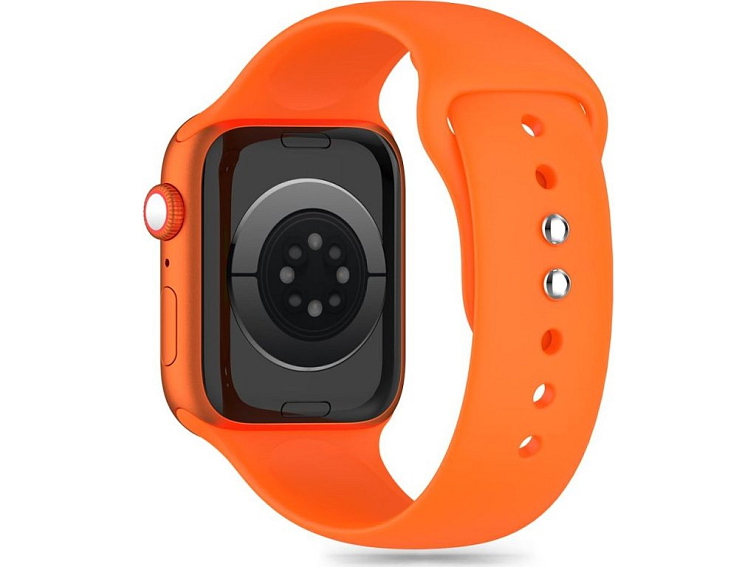 Řemínek pro Apple Watch 38mm / 40mm / 41mm / 42mm - Tech-Protect, Silicone Bright Orange