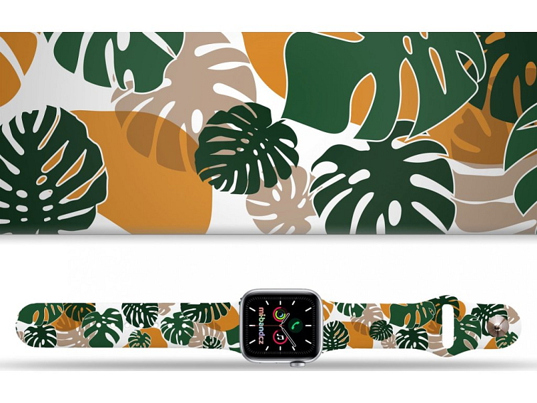 Apple watch řemínek Monstera