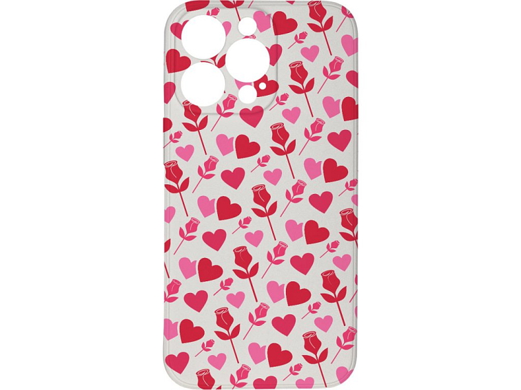 Kryt Srdce a růže pro iPhone 13 Pro