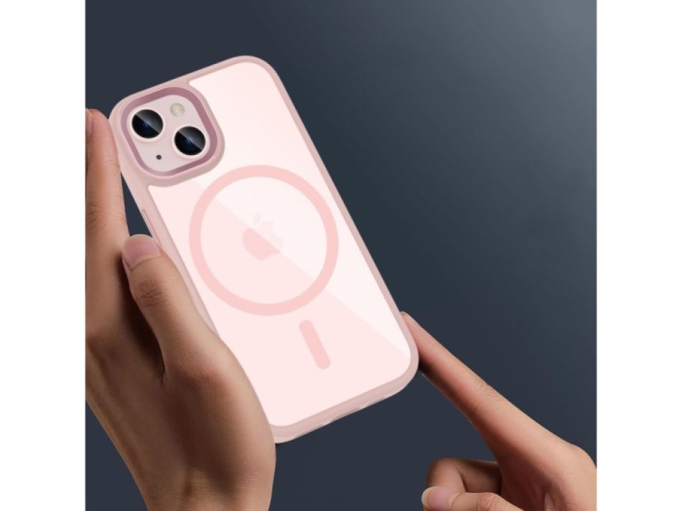 Ochranný kryt na iPhone 15 - Tech-Protect, Magmat MagSafe Pink