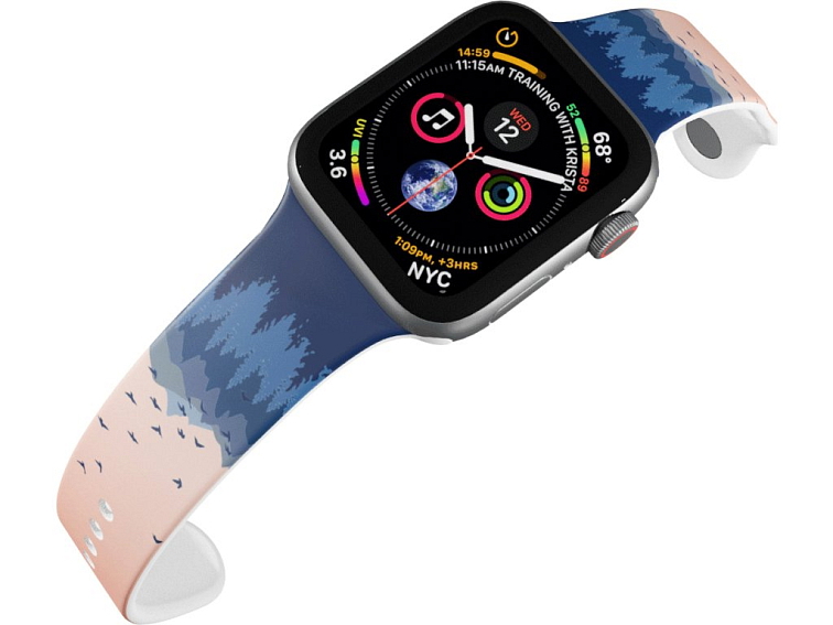 Apple watch řemínek Západ slunce na horách