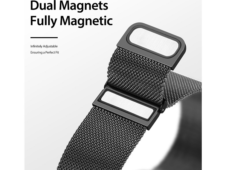 DuxDucis Řemínek pro Apple Watch 38mm / 40mm / 41mm / 42mm - DuxDucis, Milanese Black