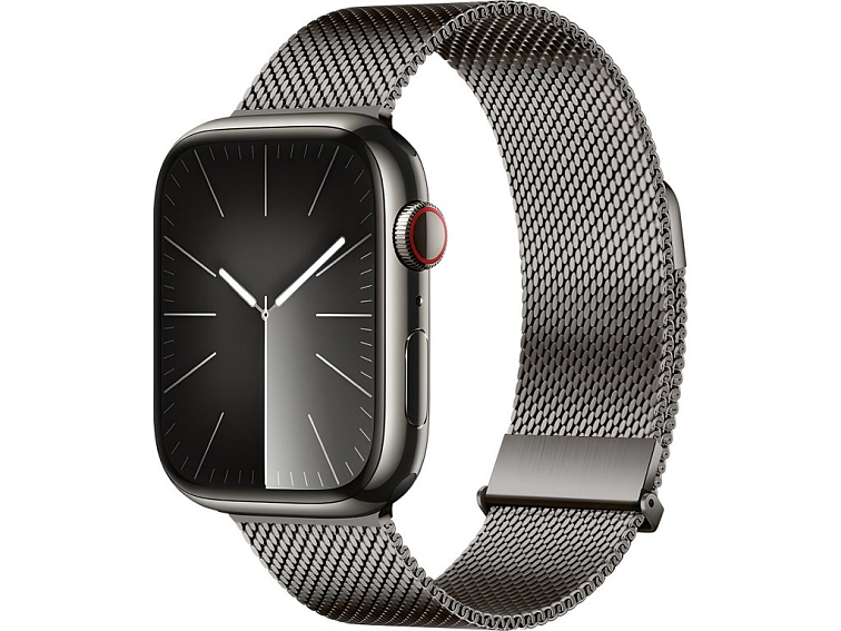 Řemínek na Apple Watch 44mm / 45mm / 46mm / 49mm - DuxDucis, Milanese Pro Graphite