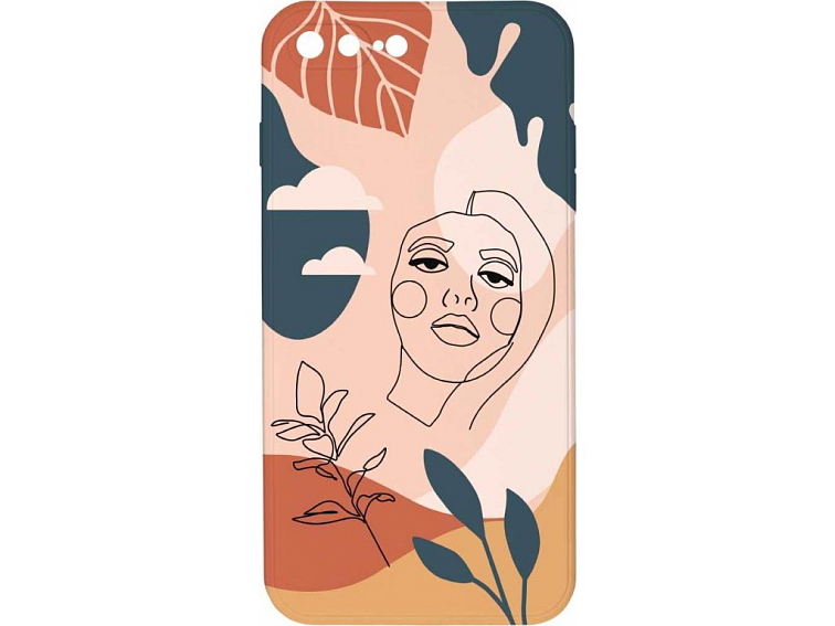 Kryt Dívka v abstrakci pro iPhone 7/8 Plus